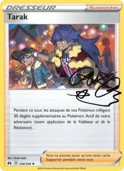 Carte Pokemon Tarak #134