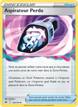 Carte Pokemon Aspirateur Perdu #135