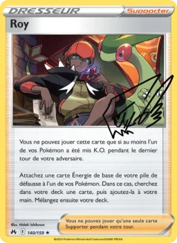 Carte Pokemon Roy #140