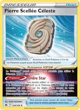 Carte Pokemon Pierre Scellée Céleste #143