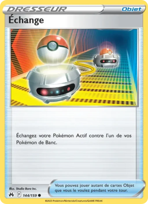 Carte Pokémon Échange 144/159 Commune Zénith Suprême