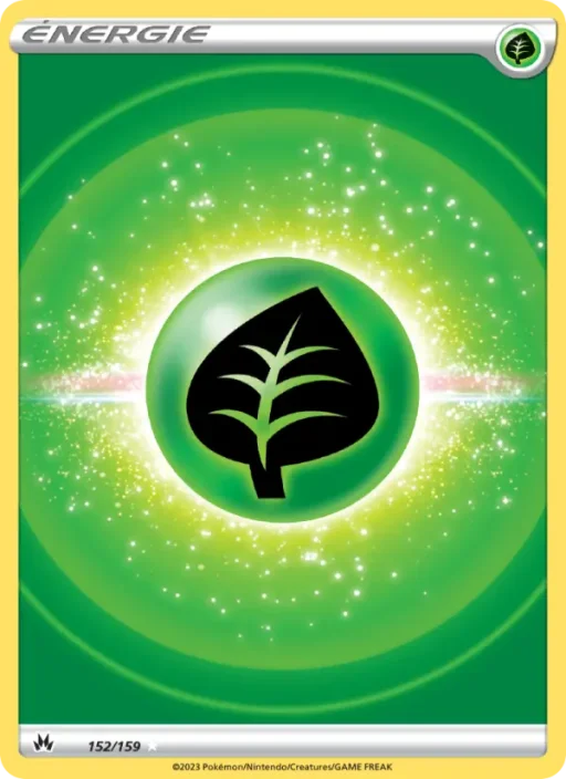 Carte Pokémon Énergie Plante 152/159 Ultra Rare Zénith Suprême