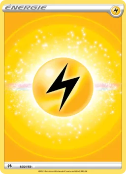 Carte Pokemon Énergie Électrique #155