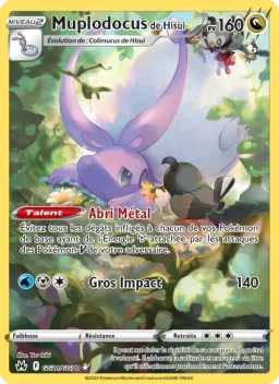 Carte Pokemon Muplodocus de Hisui #GG21