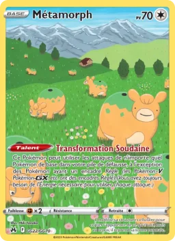 Carte Pokemon Métamorph #GG22
