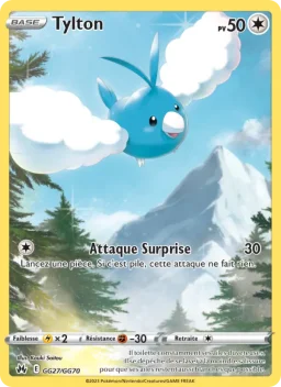 Carte Pokemon Tylton #GG27