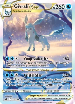 Carte Pokemon Givrali VSTAR #GG40