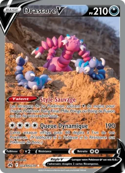 Carte Pokemon Drascore V #GG49