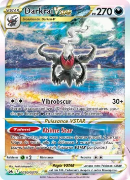 Carte Pokemon Darkrai VSTAR #GG50