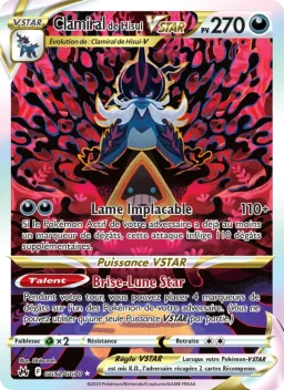 Carte Pokemon Clamiral de Hisui VSTAR #GG52