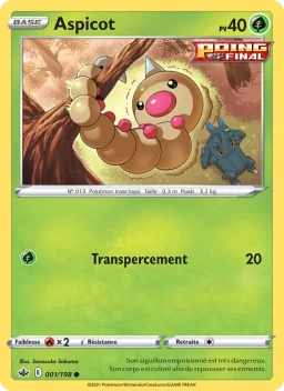 Carte Pokemon Aspicot #1