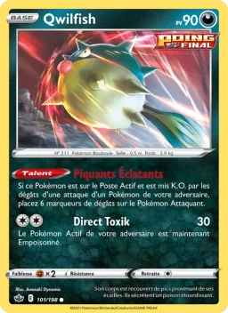 Carte Pokemon Qwilfish #101