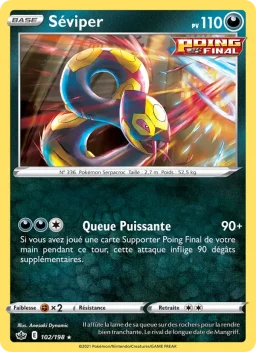 Carte Pokemon Séviper #102