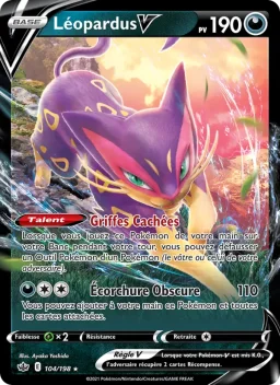 Carte Pokemon Léopardus V #104