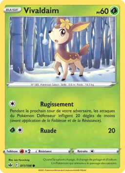 Carte Pokemon Vivaldaim #11