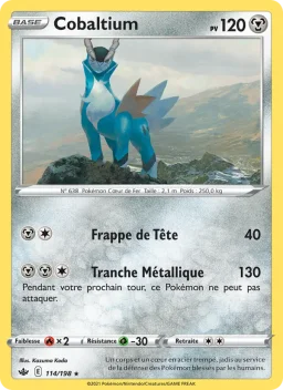 Carte Pokemon Cobaltium #114