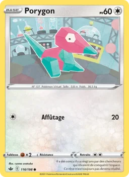 Carte Pokemon Porygon #116