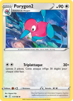 Carte Pokemon Porygon2 #117