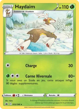 Carte Pokemon Haydaim #12