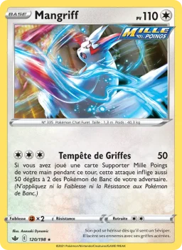 Carte Pokemon Mangriff #120