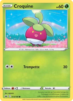 Carte Pokemon Croquine #13