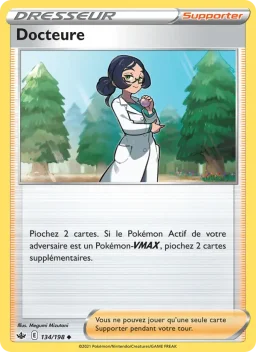 Carte Pokemon Docteure #134