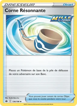 Carte Pokemon Corne Résonnante #136