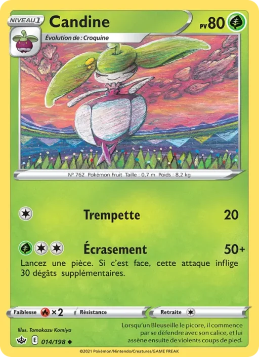 Carte Pokémon Candine 14/198 Peu Commune Règne de Glace