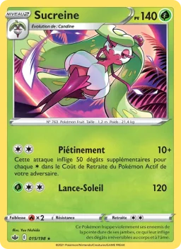 Carte Pokemon Sucreine #15