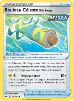 Carte Pokemon Rouleau Céleste Mille Poings #151