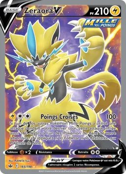 Carte Pokemon Zeraora V #165