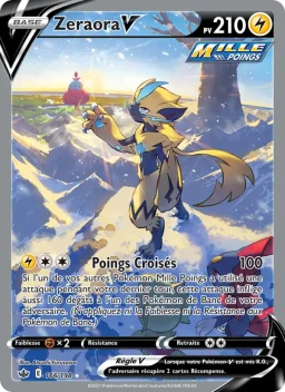 Carte Pokemon Zeraora V #166