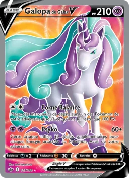Carte Pokemon Galopa de Galar V #167