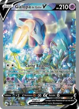 Carte Pokemon Galopa de Galar V #168