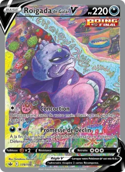 Carte Pokemon Roigada de Galar V #179