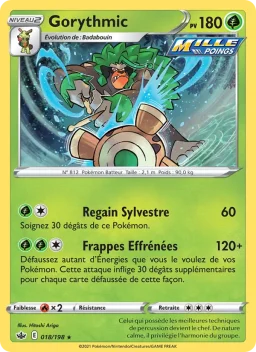 Carte Pokemon Gorythmic #18