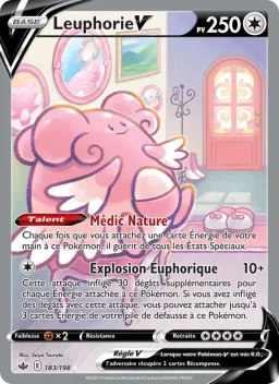 Carte Pokemon Leuphorie V #183