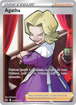 Carte Pokemon Agatha #186