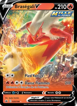 Carte Pokemon Braségali V #20