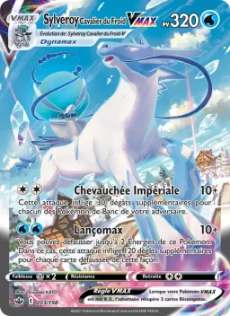 Carte Pokemon Sylveroy Cavalier du Froid VMAX #203