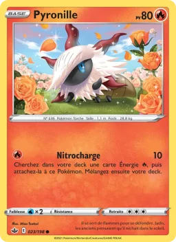 Carte Pokemon Pyronille #23