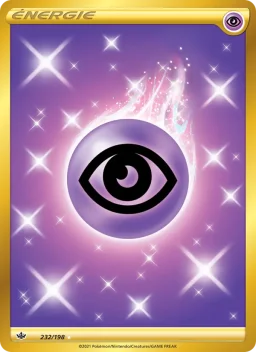 Carte Pokemon Énergie Psy #232