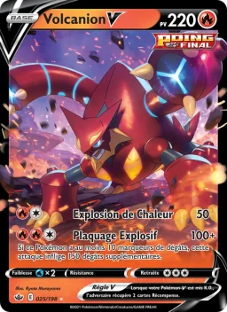 Carte Pokemon Volcanion V #25