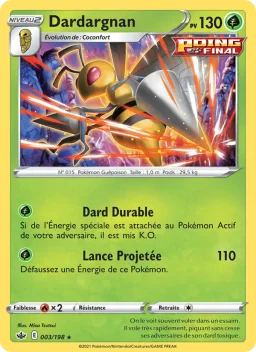 Carte Pokemon Dardargnan #3