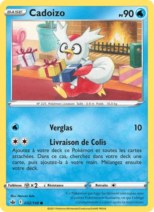 Carte Pokémon Cadoizo 32/198 Commune Règne de Glace