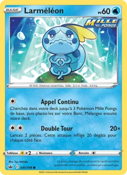 Carte Pokemon Larméléon #41