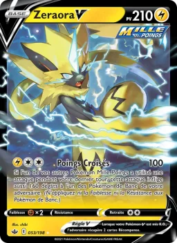 Carte Pokemon Zeraora V #53