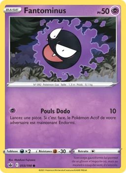 Carte Pokemon Fantominus #55