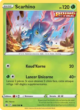 Carte Pokemon Scarhino #6