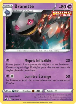 Carte Pokemon Branette #63